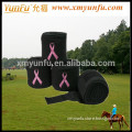 Pink Hope Ribbon Black Fleece Polo Wraps